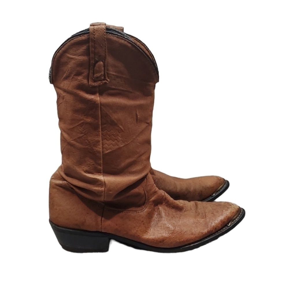 Dingo Womens Vintage Y2K Western Riding Cowboy Leather shoes sz 8.5D